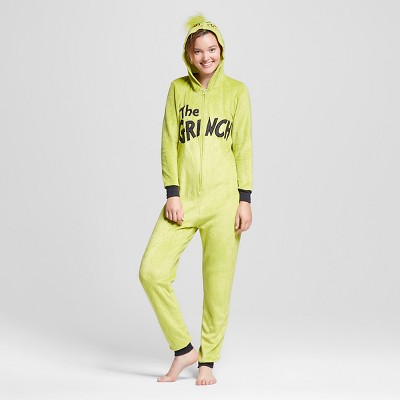 Dr Seuss The Grinch Womens Union Suit Pajamas Green Xl Target Inventory Checker Brickseek