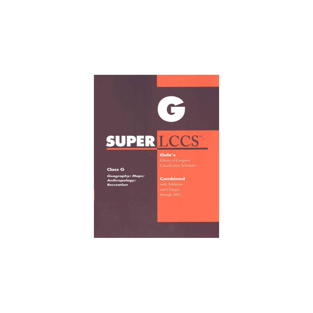 Superlccs : Class G - Geography, Maps, Anthropology, Recreation (Paperback)