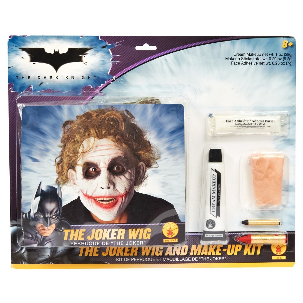 UPC 082686198172 product image for Halloween DC Comics The Dark Knight Rises Deluxe Joker Wig & Make-Up Kit, Multi- | upcitemdb.com