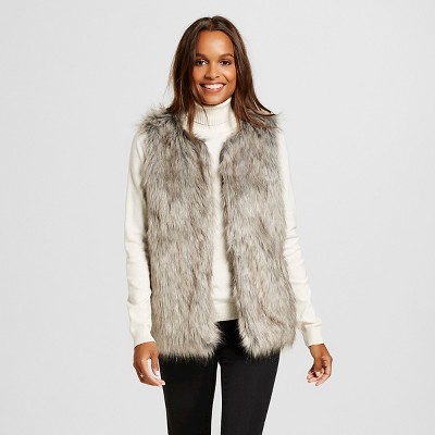 faux fur vest womens target