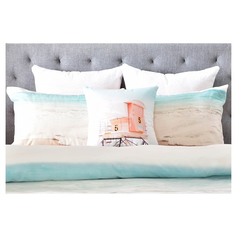 Bree Madden Ombre Beach Pillow Sham Blue: - Deny Designs : Target