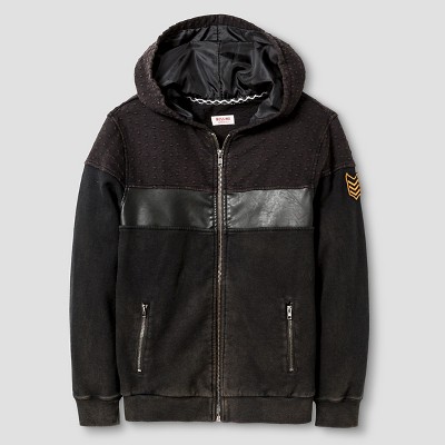 mossimo black zip up hoodie