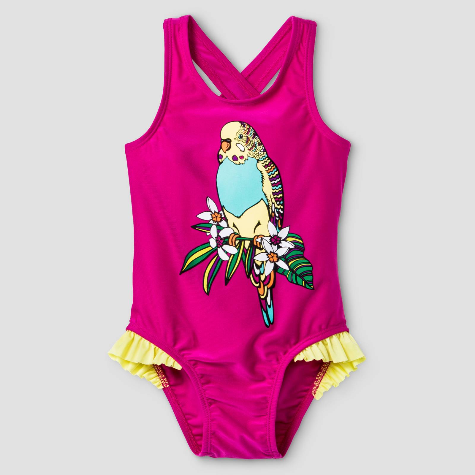 Toddler Girls' Bird Print One Piece Swimsuit Cat & Jack™ - Pink | eBay