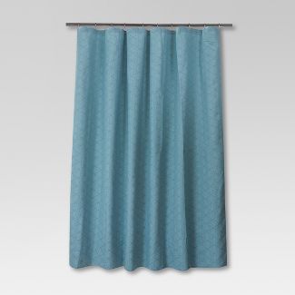 Waffle Weave Shower Curtain White Threshold Target