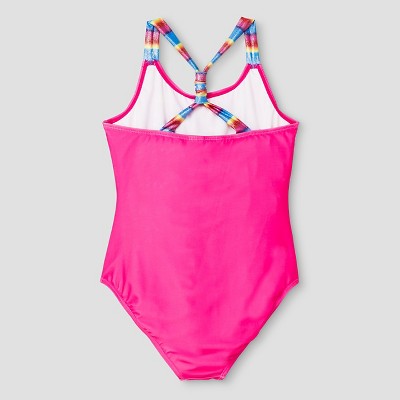 girls mermaid swimsuit pink : Target