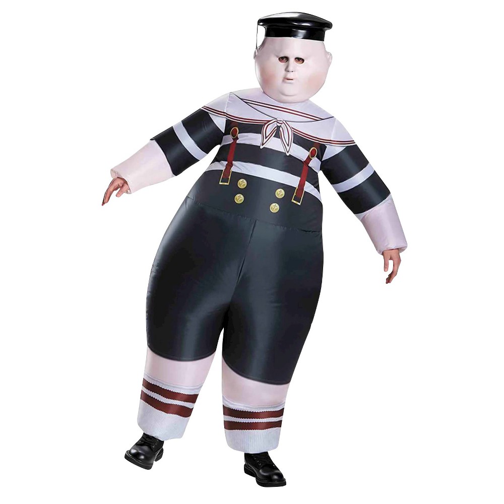 Alice Through the Looking Glass: Inflatable Tweedle Dee/Dum Adult Costume - One Size Fits Most, Mens, Multi-Colored