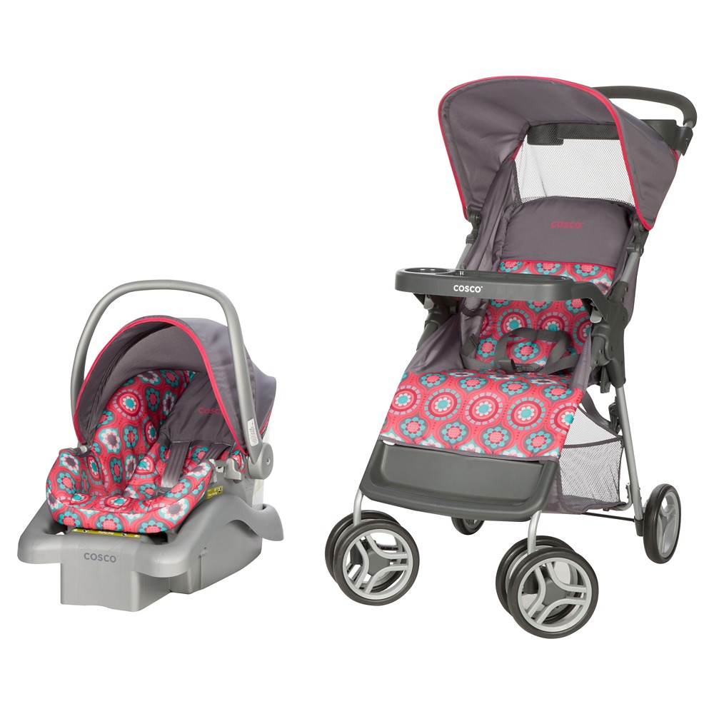 Cosco Lift & Stroll Travel System in Posey Pop