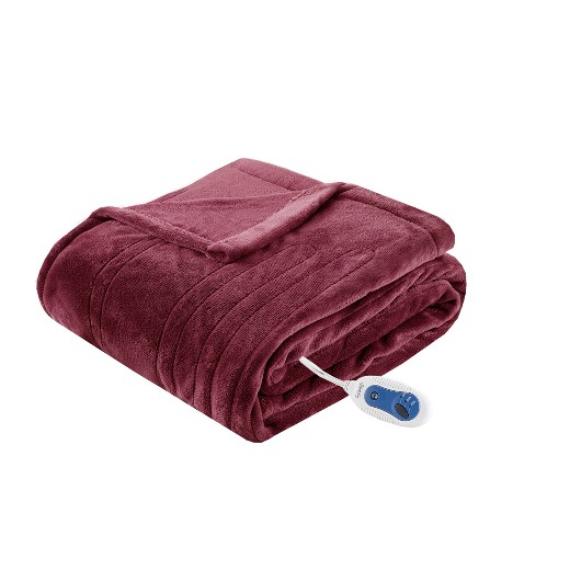 Plush Heated Blanket Target