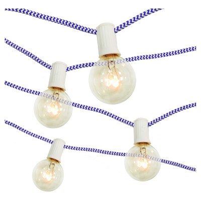 10ct Braided Cord String Lights Blue Room Essentials