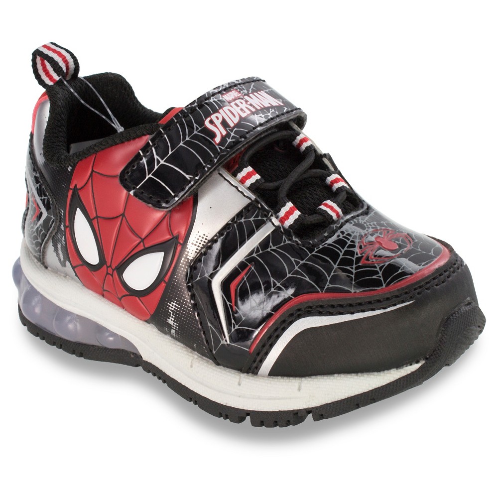 Spider-Man Toddler Boys Athletic Sneakers - Black 7
