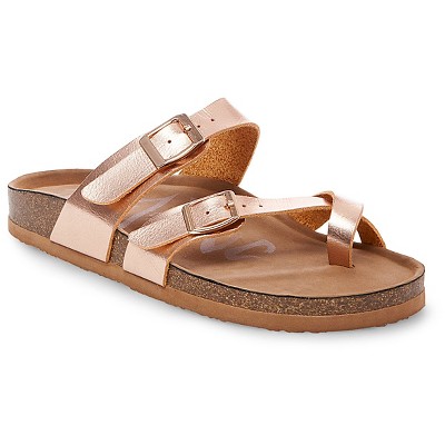 Target rose 2024 gold sandals