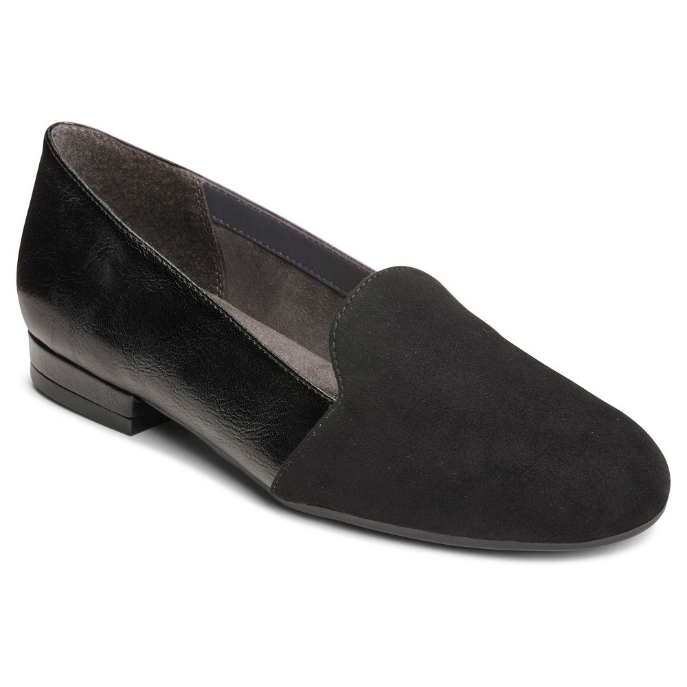 Womens A2 by Aerosoles Good Call Loafers - Black 6.5