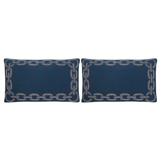 Navy/Blue Sibine Throw Pillows - 2 Pack - (12