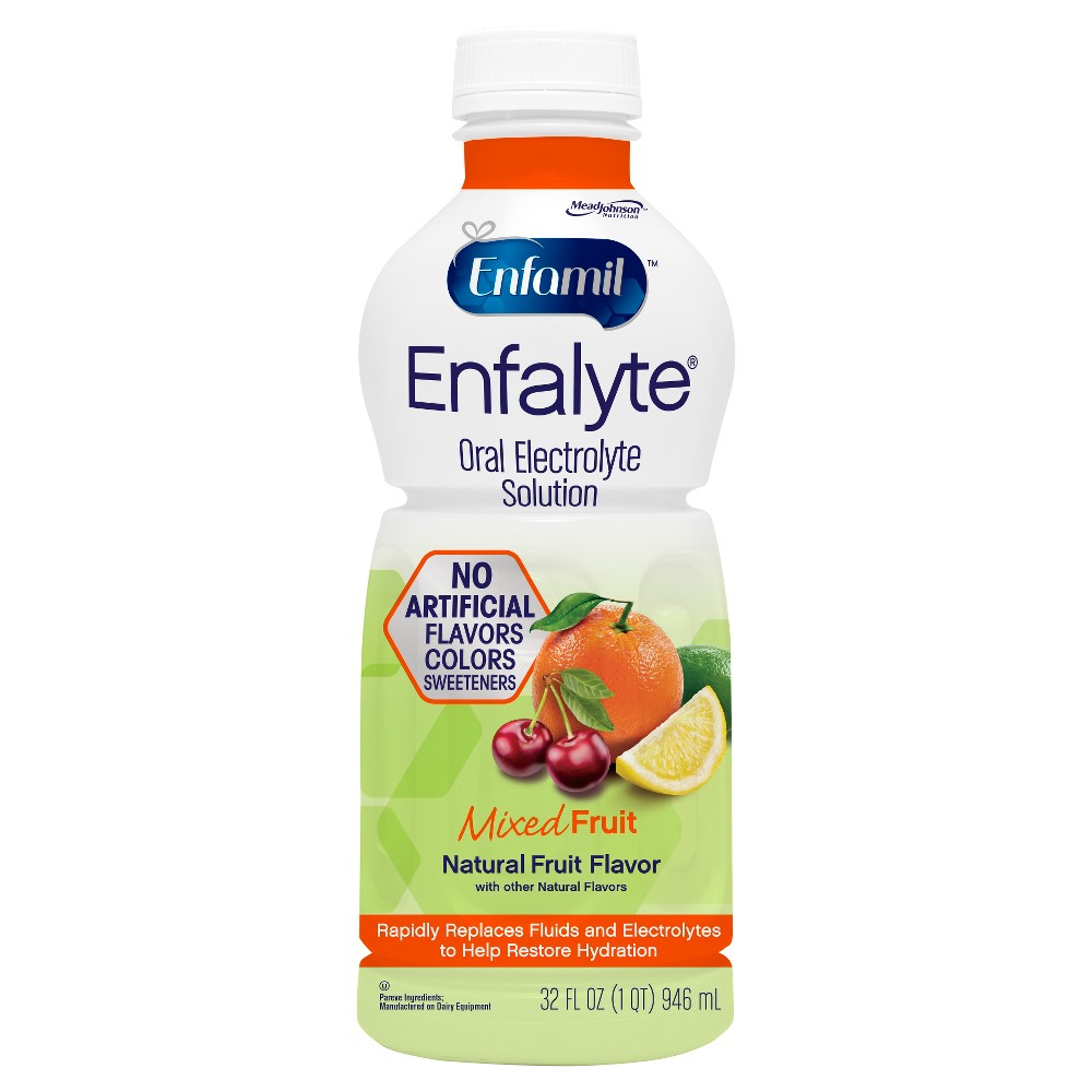 Enfamil Enfalyte Mixed Fruit Oral Electrolyte Hydration Solution - 32Fl Oz
