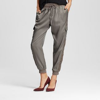 jogger pants dressy womens target knox crochet rose