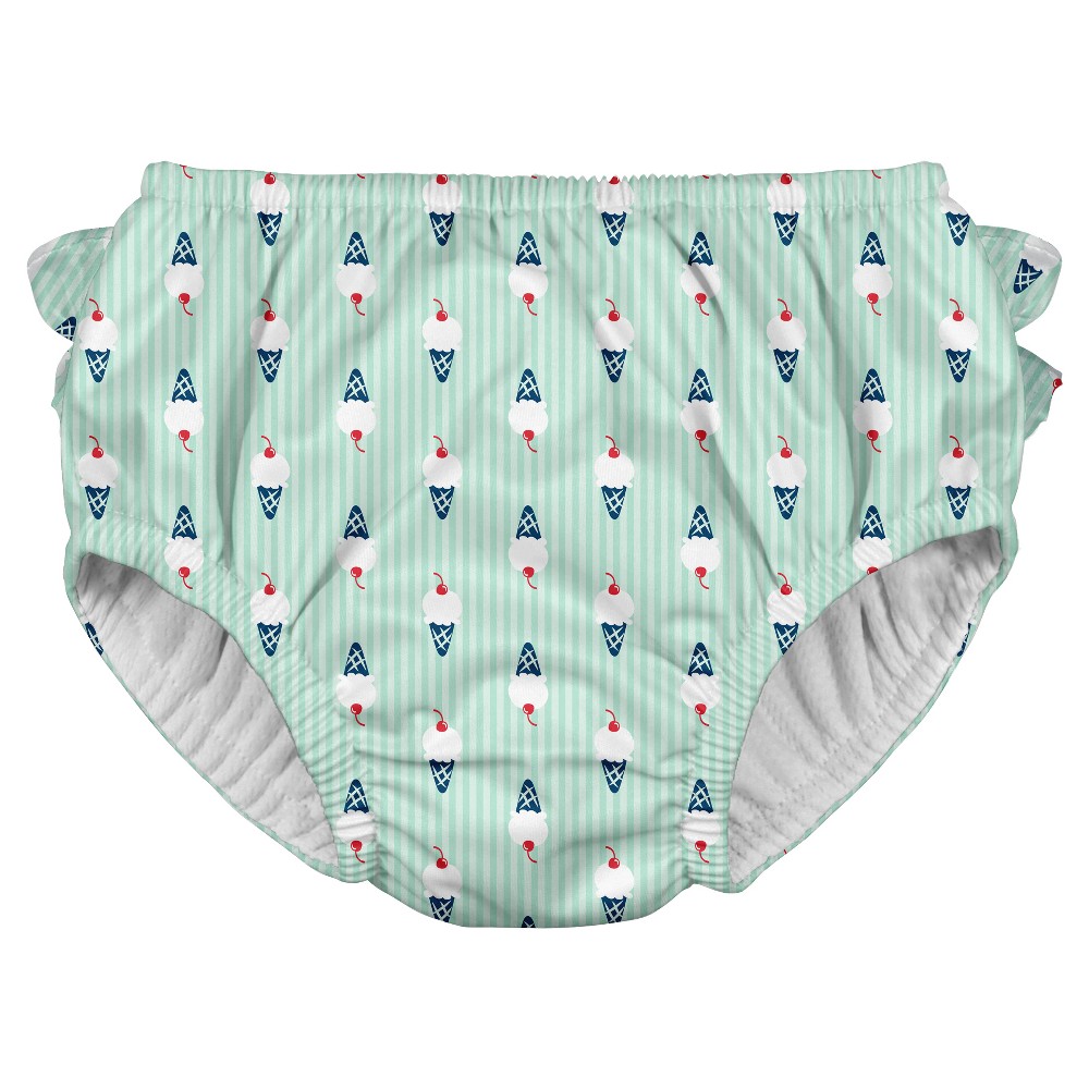 Baby Girls Reusable Swim Diaper - Mint Green 4T - i play.