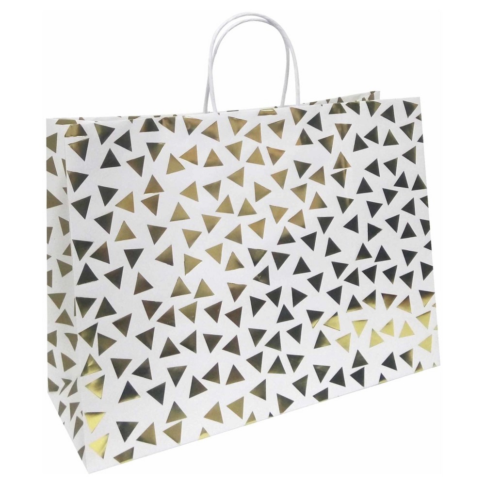 Gold Triangles Gift Bag - Spritz