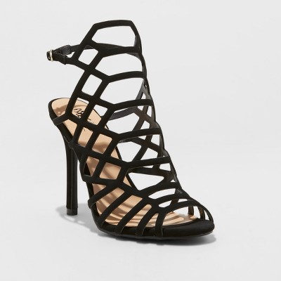 target strappy heels