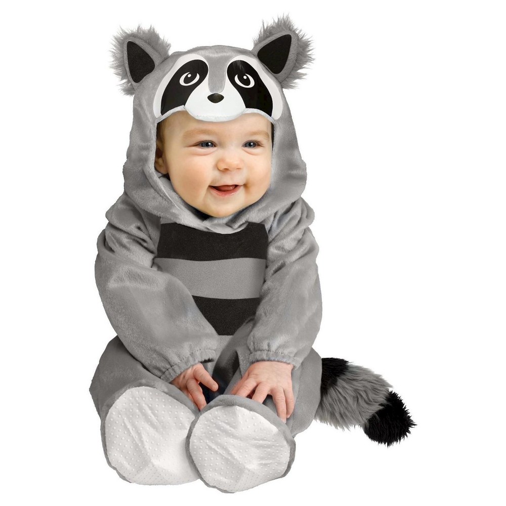 Toddler Baby Raccoon Costume - 12-24 Months, Toddler Unisex, Gray