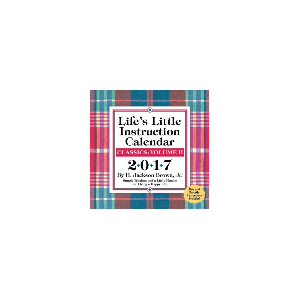 Lifes Little Instruction 2017 Calendar (Paperback) (H. Jackson Brown)