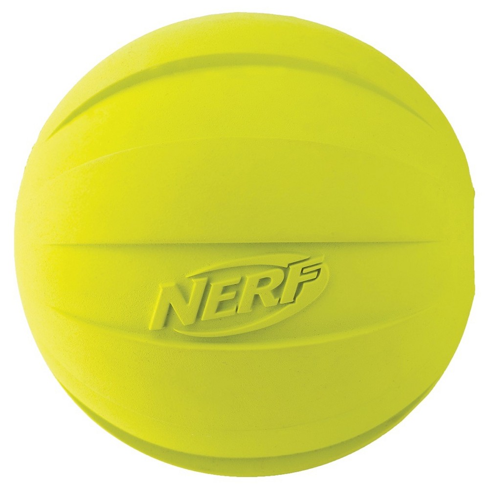 UPC 846998070003 product image for Nerf Squeak Ball Pet Toy - Green (4.25''), Red | upcitemdb.com
