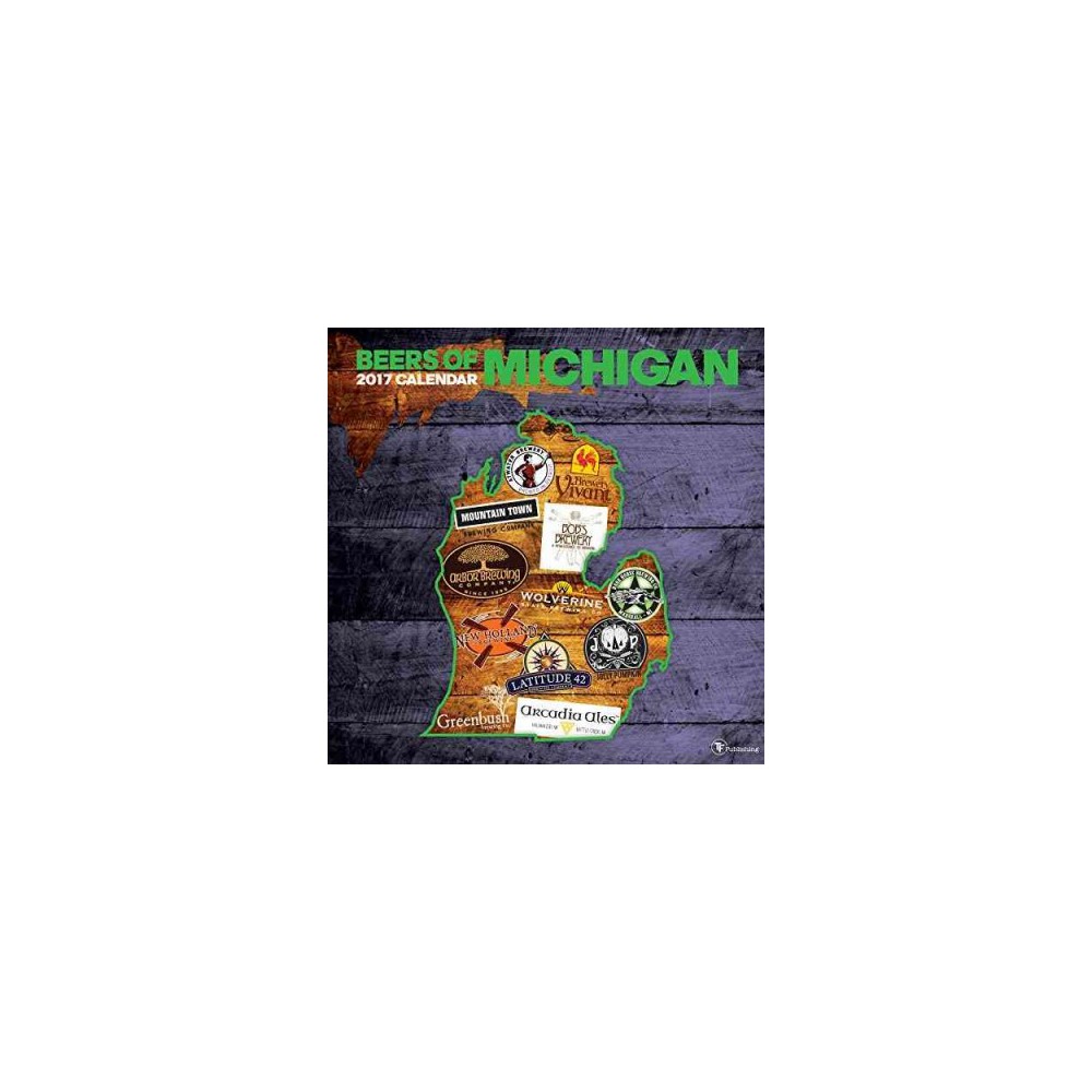 Beer Labels of Michigan 2017 Calendar (Paperback)