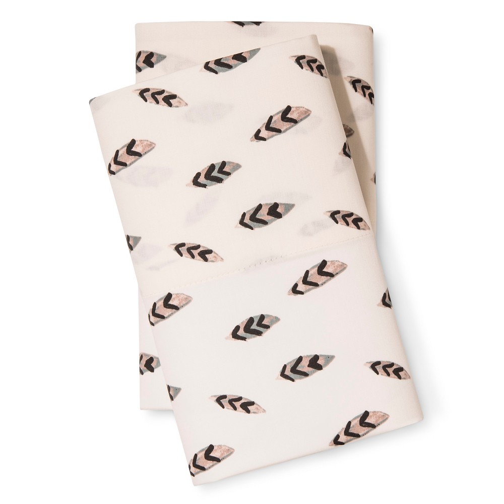 Pillowcases (Standard) Almond Cream Feathers - Nate Berkus