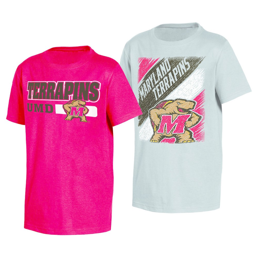 NCAA Maryland Terrapins Toddler Boys 2pk T-Shirts - 4T, Multicolored