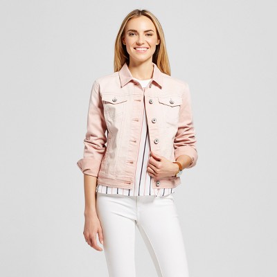 pink denim jacket target