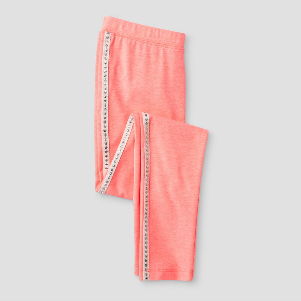 Girls Side Tape Favorite Leggings - Cat & Jack Pink XS