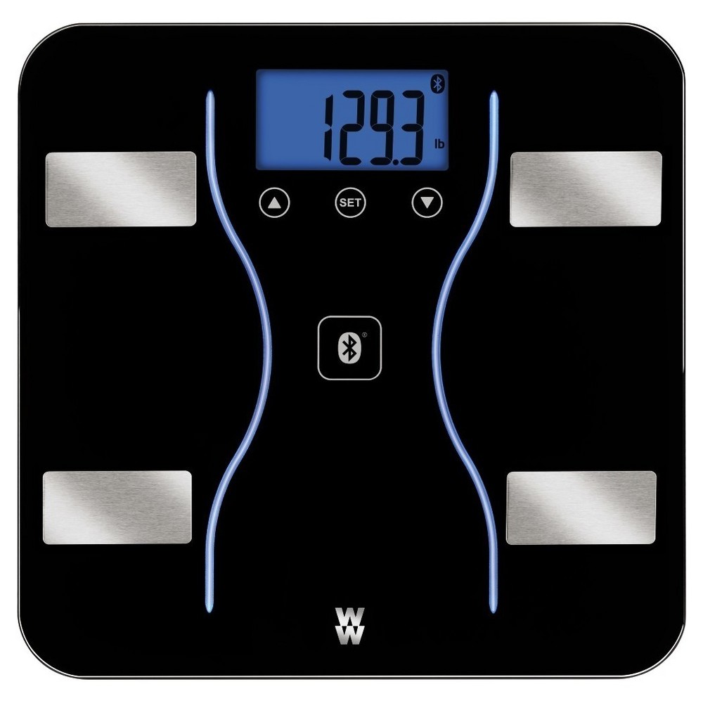 Bluetooth Body Analysis Scale Black - Weight Watchers, Multi-Colored