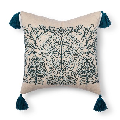 Quilted Patchwork Oversized Throw Pillow Blue - Levi's x Target ( Paires )