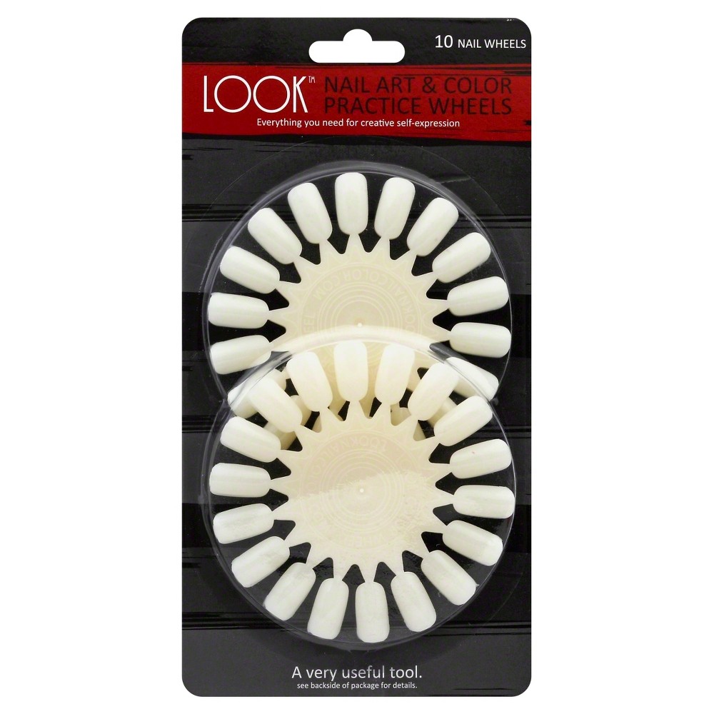 Look Nail Color Practice Nail Wheel 10 Nail Wheels