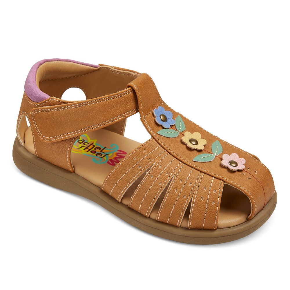 Toddler Girls Rachel Shoes Paisley Floral Fisherman Sandals - Tan 7