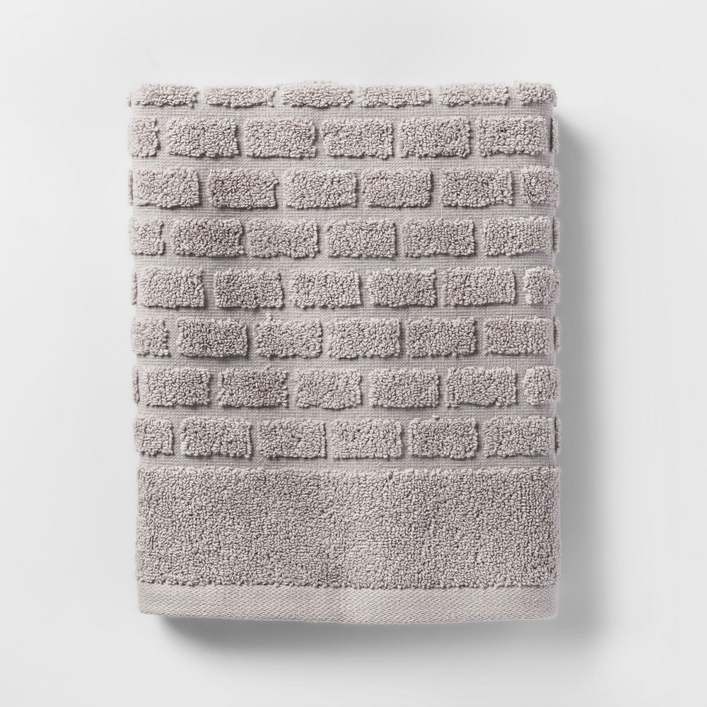 Hand Towels Gray Tile - Threshold