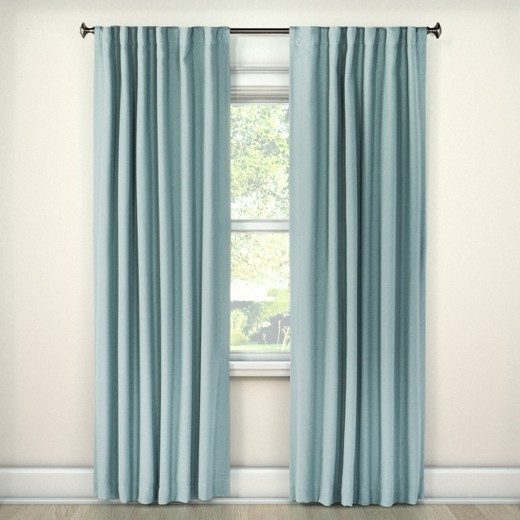 Linen Look Lightblocking Curtain Panel Threshold Target