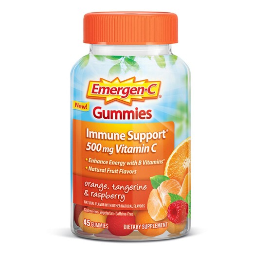 EmergenC Core Dietary Supplement Gummies Orange Tangerine & Raspberry 45ct Target