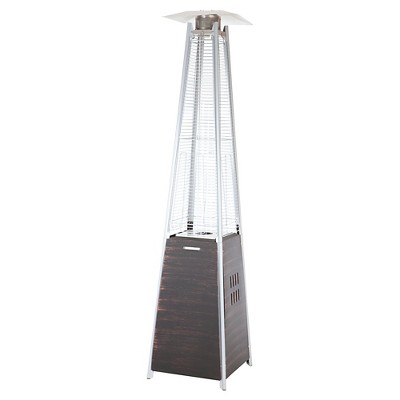 Coronado Brushed Bronze Pyramid Flame Patio Heater - Fire Sense