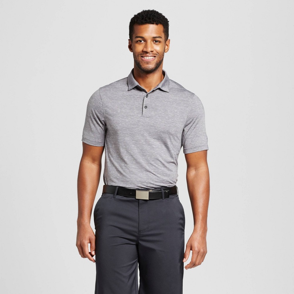 Mens Spacedye Golf Polo Shirt - C9 Champion Gray M