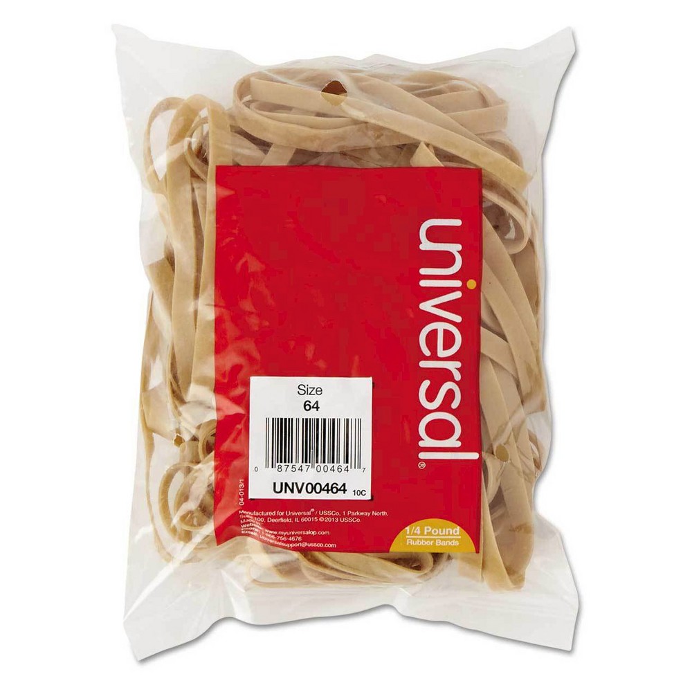 Universal Rubber Bands 3 x 1/16, 400 ct, Beige