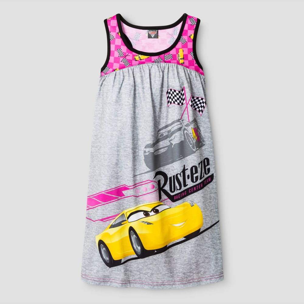 Girls Cars Nightgowns - Pink XS