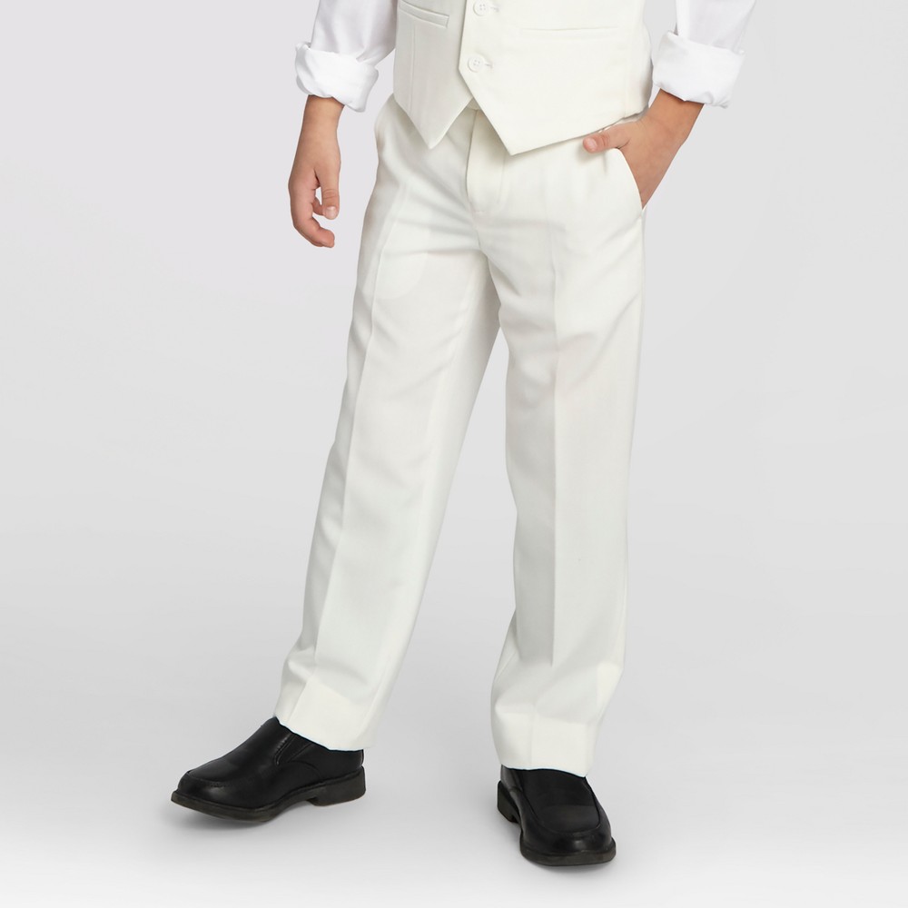 WdÂ·ny Boys Communion Suit Pants - White 20