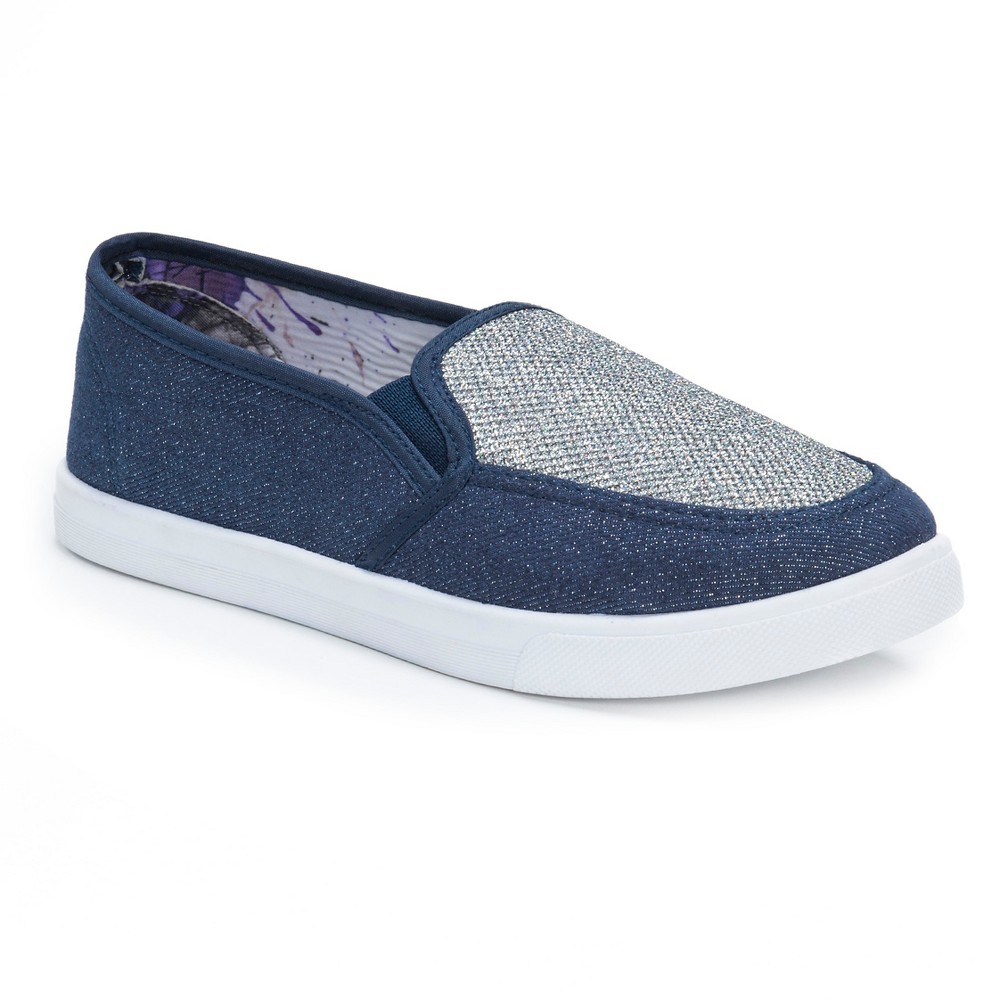 Womens Muk Luks Maddi Sneakers - Blue 9