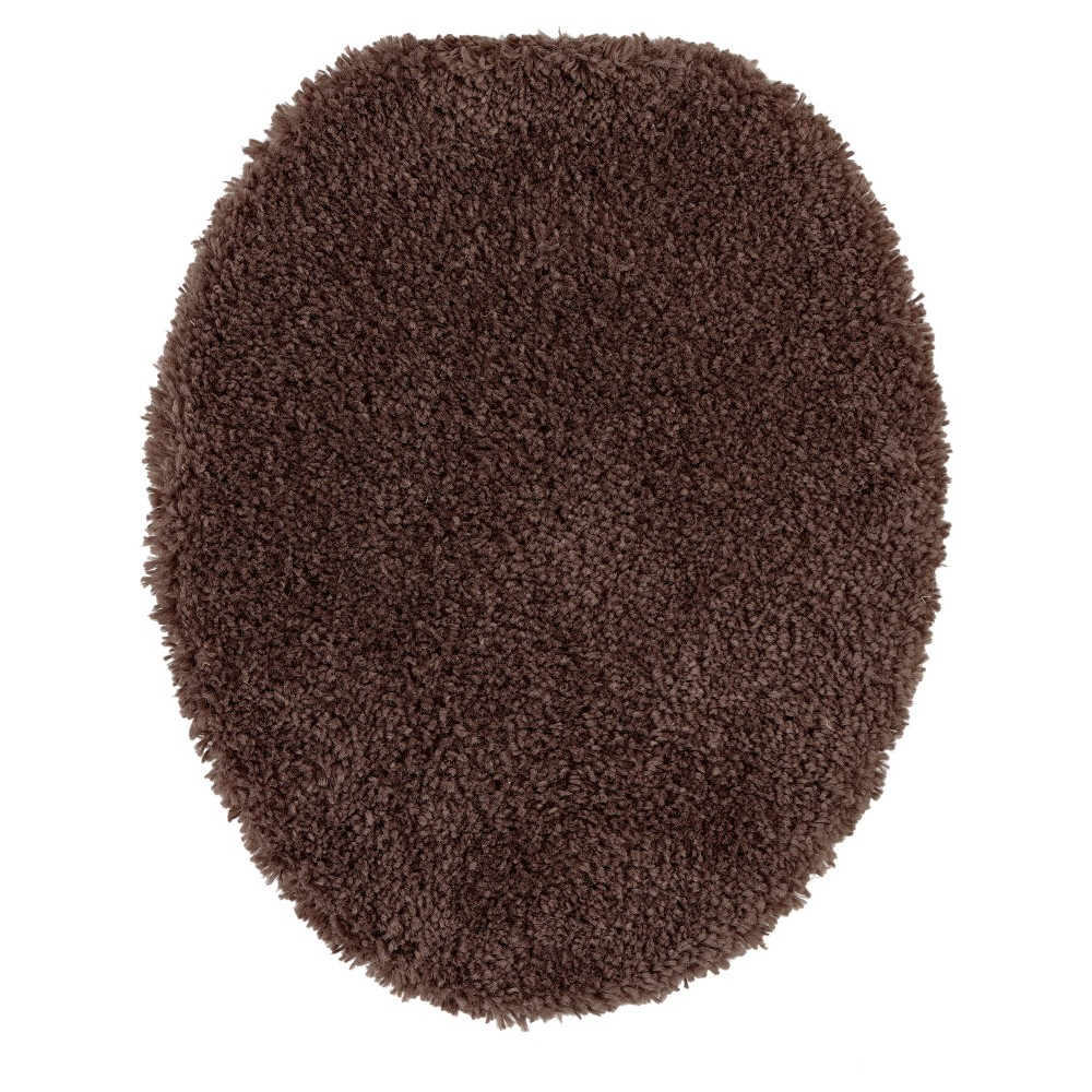 Luxury Solid Toilet Lid Cover Universal Morel Brown - Fieldcrest
