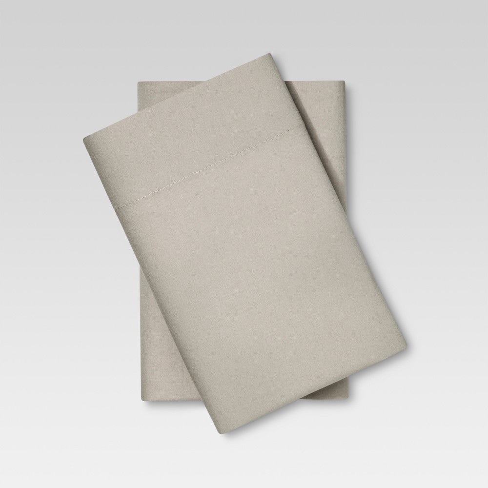 Vintage Wash Pillowcases (Standard) Light Taupe - Threshold