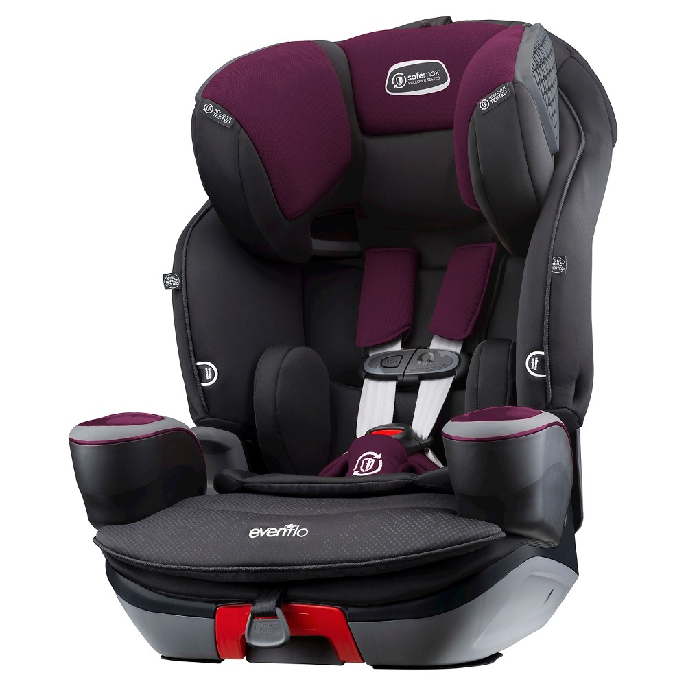 Evenflo SafeMax 3 in 1 Booster Car Seat - Purple Berry
