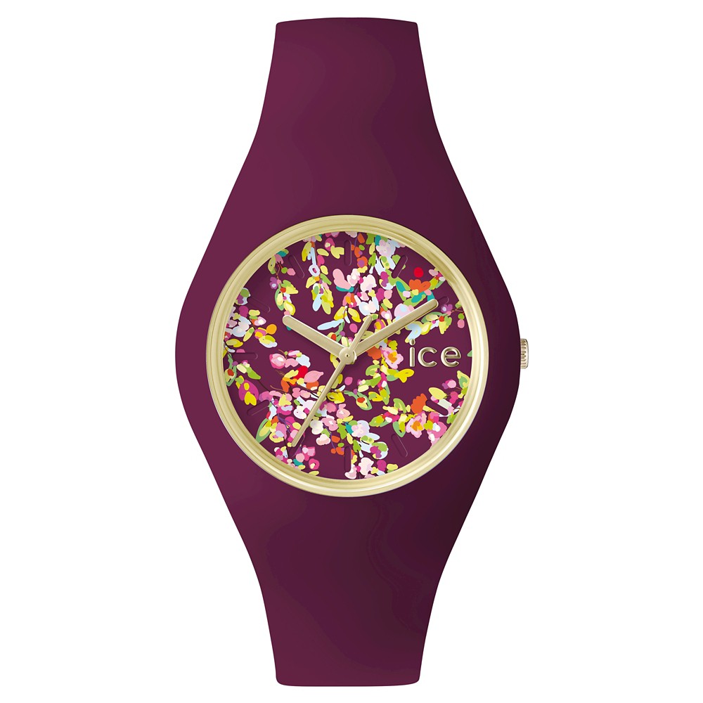 Womens Ice Watch Ice Flower Wonderland Analog Watch - Violet, Fuchsia