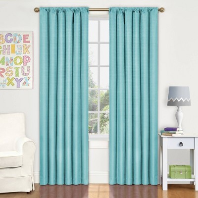 42&#34;x95&#34; Kenna Blackout Thermaback Curtain Panel Pool Blue - Eclipse My Scene