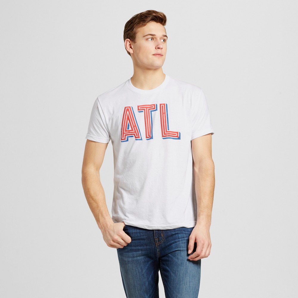 Mens Atlanta Atl Tubes T-Shirt S - White