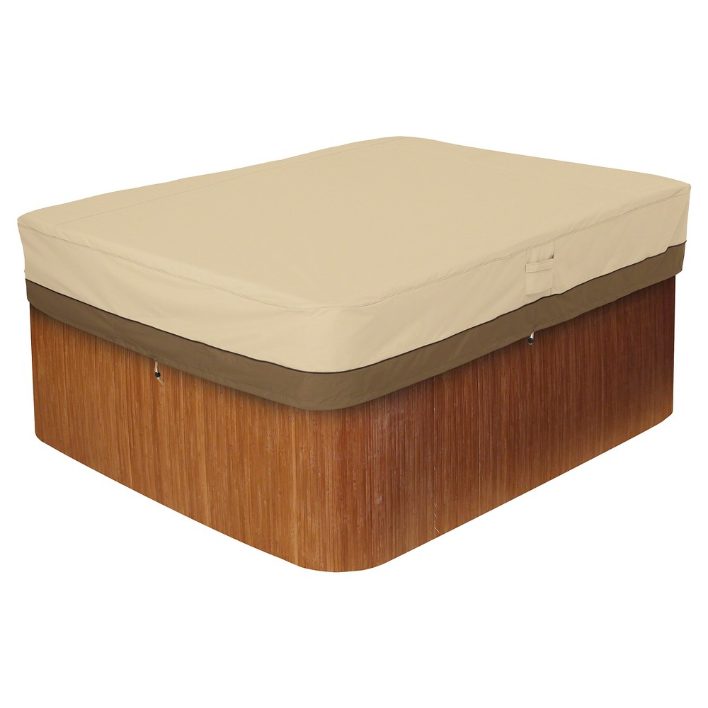 Veranda Medium Rectangular Hot Tub Cover - Light Pebble - Classic Accessories